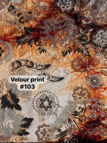 Velour, plain and printed, photo 8