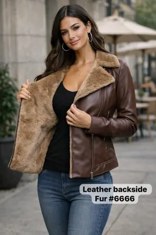 Leather Backside Fur #6666 (1/4)