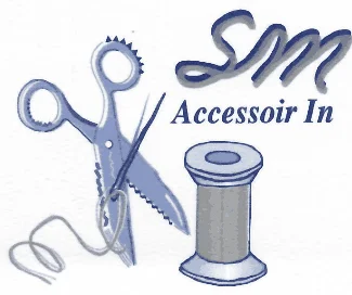 SM Accessoir In logo: scissors and a thread spool